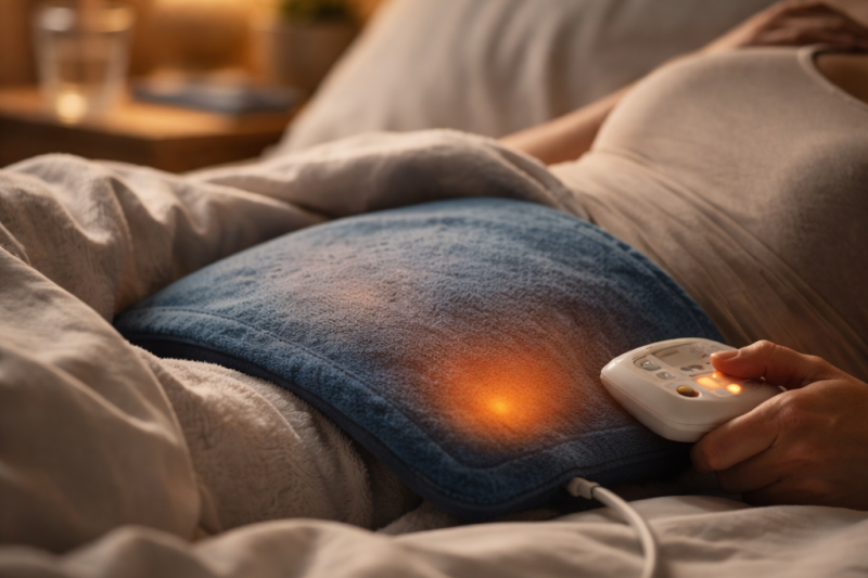 Is it safe to sleep with a heating pad on