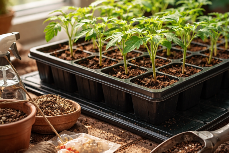 How to grow tomatoes from seeds