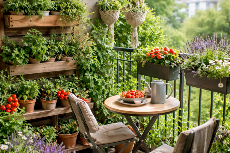 Ideas for a small balcony garden