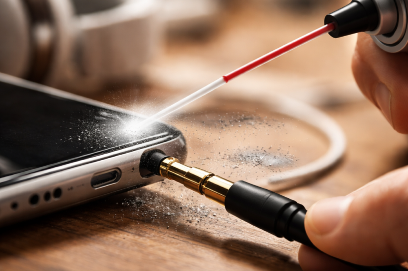 How to fix a headphone jack with no sound