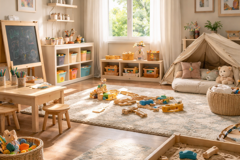 Ideas for a toddler’s playroom