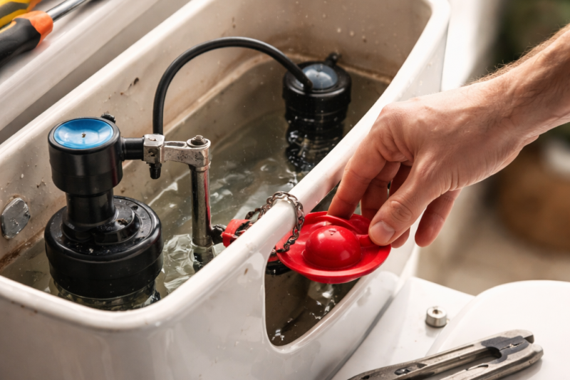 How to fix a running toilet