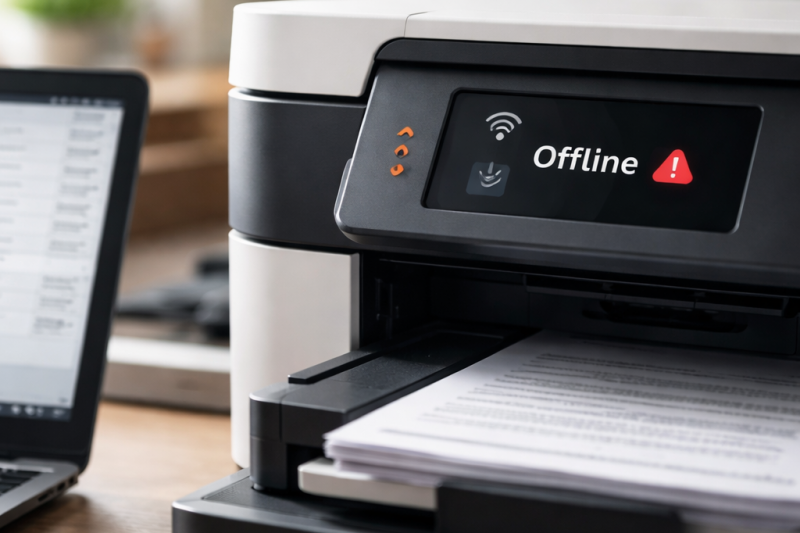 Printer offline and not working