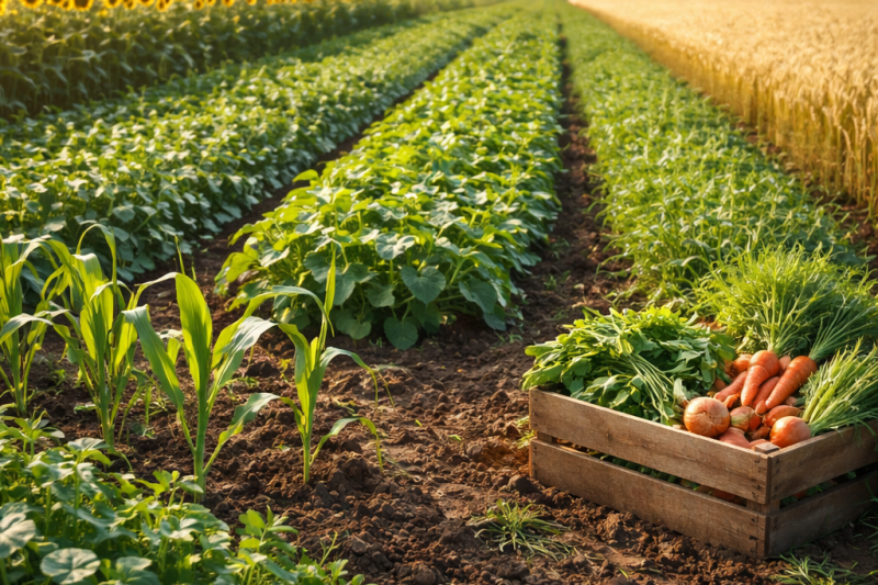 Advantages of crop rotation in agriculture