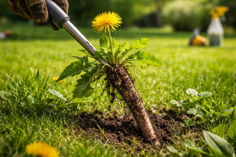 How to get rid of weeds in the lawn