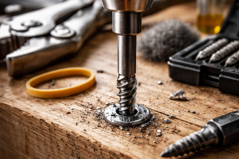 How to fix a stripped screw