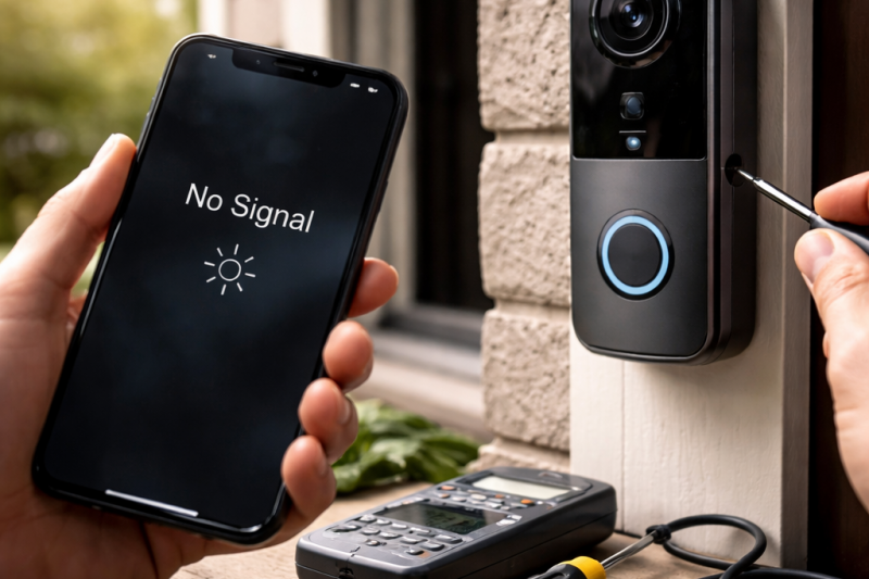 Doorbell camera not working