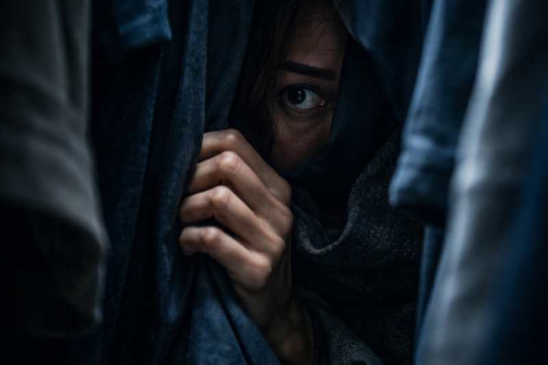 What does dreaming about hiding mean