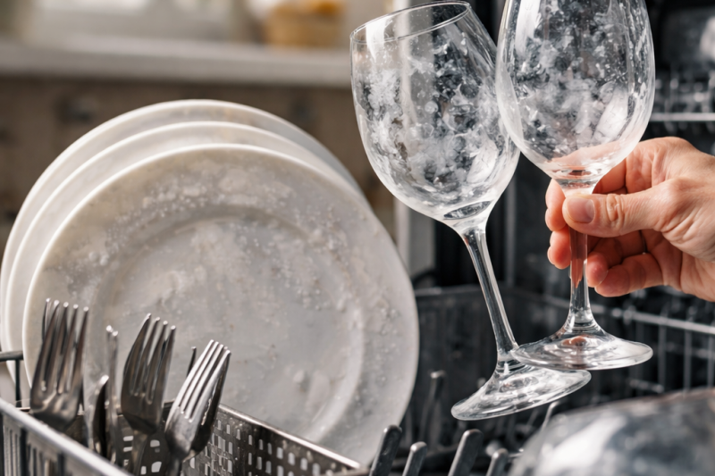 How to fix a dishwasher that leaves spots
