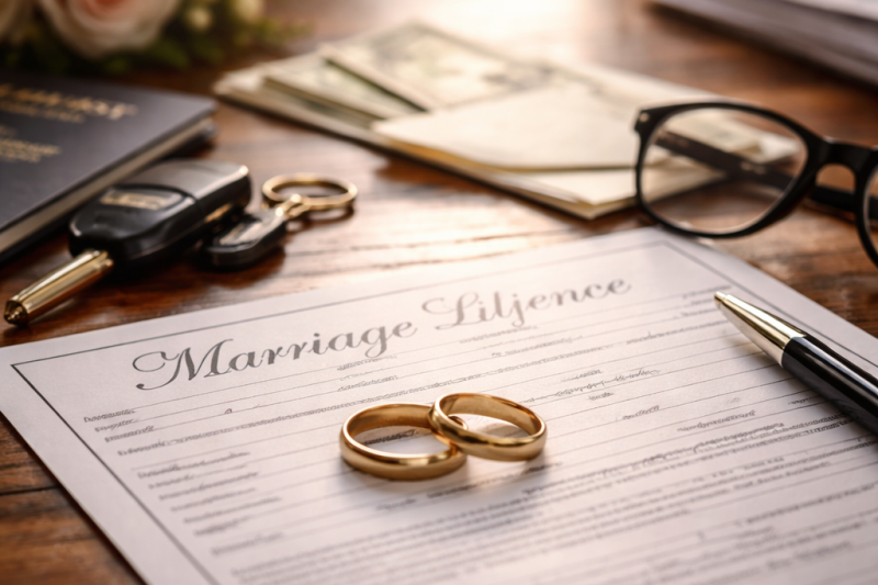 How to get a marriage license