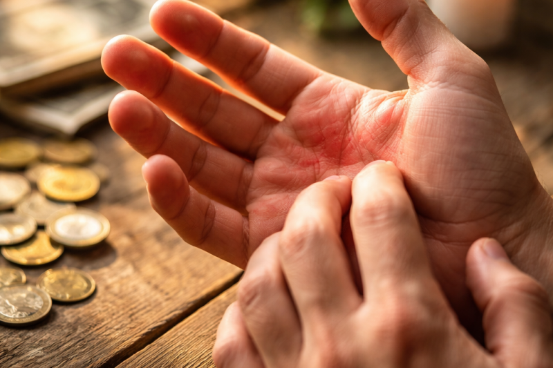 Meaning of itchy palms