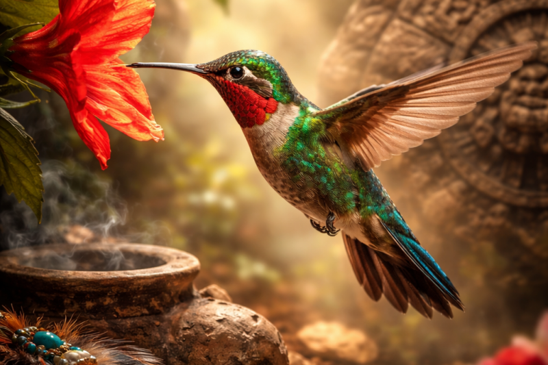 Meaning of hummingbirds in mythology