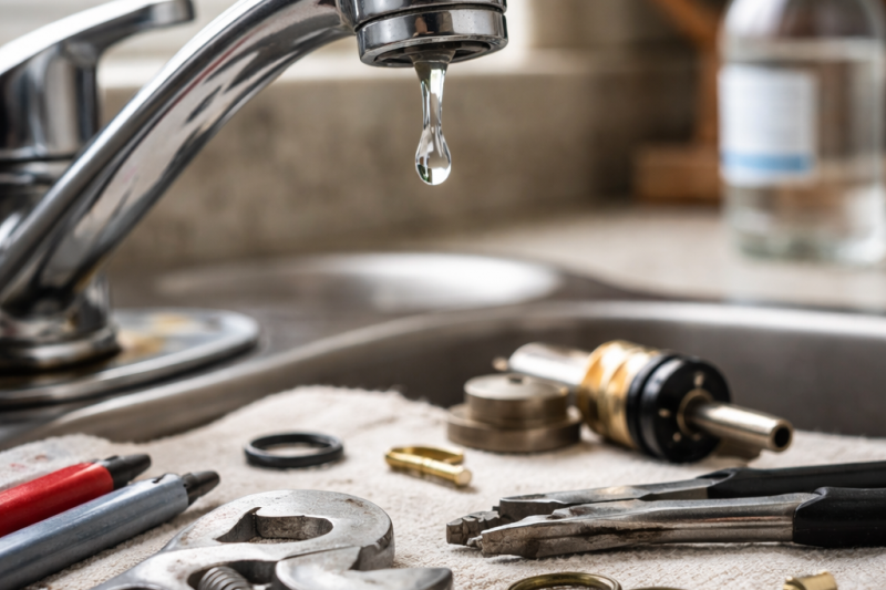 How to fix a leaky faucet