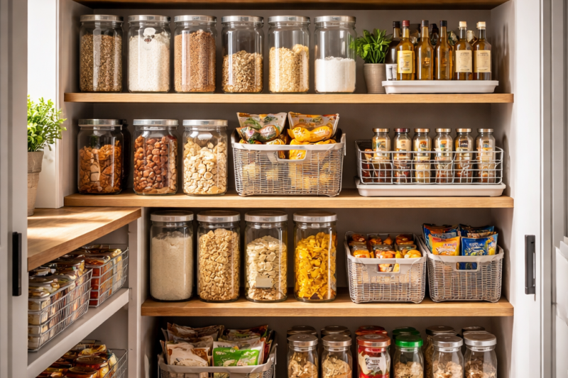 Ideas for a kitchen pantry organization