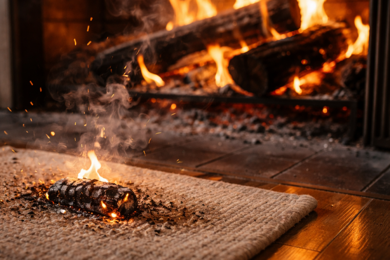 Is it safe to use a fireplace without a screen