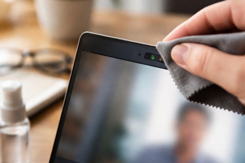 How to fix a blurry laptop camera