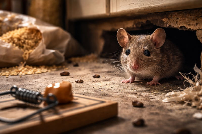 How to get rid of mice in the house