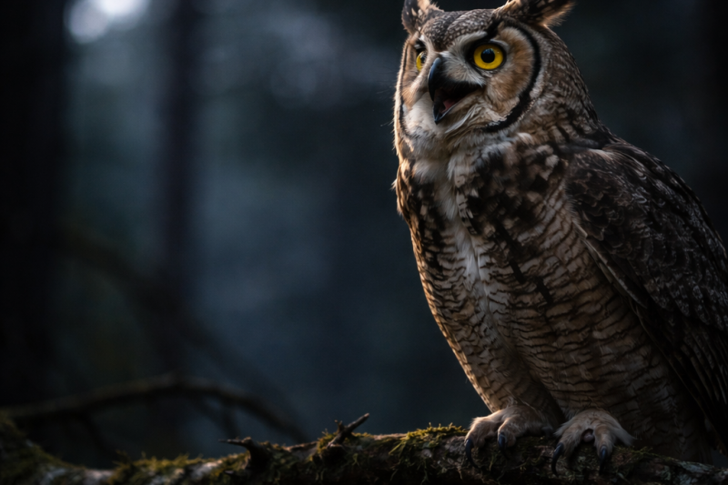 Meaning of owl hooting at night